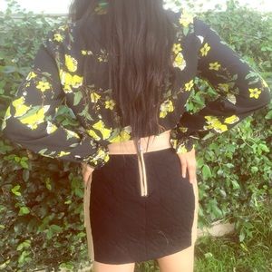 Rebecca Minkoff Lambskin Skirt